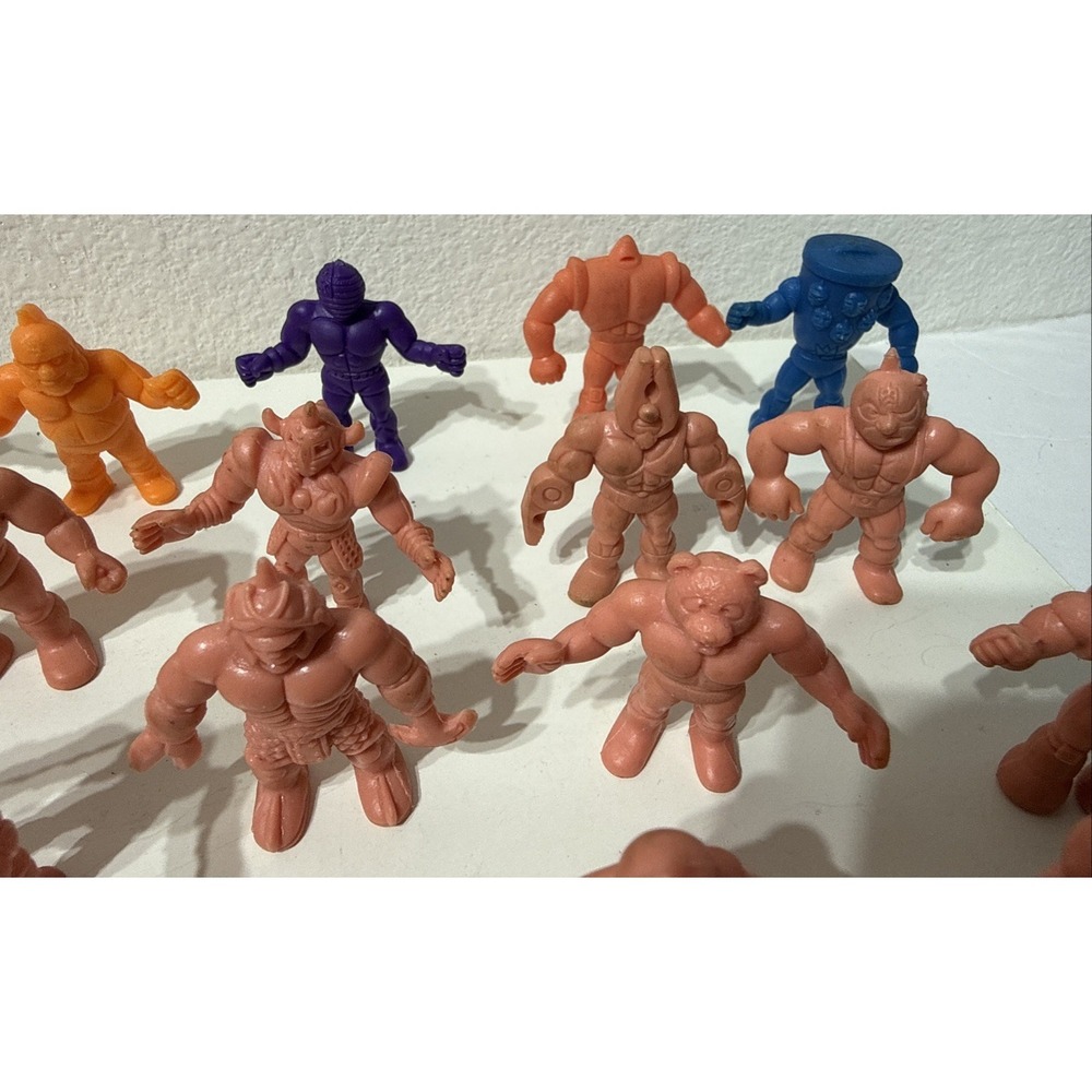 Vtg M.U.S.C.L.E. Men Mixed LOT of 30 Figures Mattel Flesh Blue Orange Kinnikuman - Picture 13 of 16